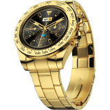 Fire-Boltt Blizzard 1.28 Luxury BT Calling Smartwatch | Gold Strap