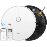 Haier TH27U1 Robotic Floor Cleaner | WiFi Connectivity |  Google Assistant and Alexa