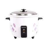 WONDERCHEF Nutri Cook Electric Rice Cooker With Single Bowl | 1.8 Litres | White
