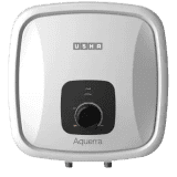 USHA AQUERRA 10 L Storage Water Geyser | White & Black
