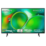 Sony BRAVIA 2 4K Ultra HD Smart LED Google TV | 139 cm (55 inch) | Dolby Audio | Chromecast Built-in | Voice Search | Black | K-55S25