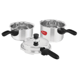 Pigeon Mini combi Aluminium Pressure Cooker | 2+3 L