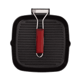 Wonderchef Caesar Folding Nonstick Grill Pan | 24 cm | 5 mm | Black