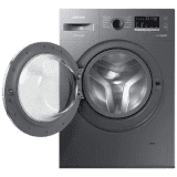 SAMSUNG Inverter Fully Automatic Front Load Washing Machine | 7 kg | 5 Star | Inox Grey | WW70R22EK0X