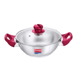Prestige Platina Popular Stainless Steel Gas & Induction Compatible Kadhai