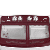 Godrej Edge Semi-Automatic Top Loading Washing Machine | 7.5 Kg |  5 star | Wine Red | WS EDGE 75 5.0 TB3 M