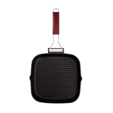 Wonderchef Caesar Folding Nonstick Grill Pan | 24 cm | 5 mm | Black