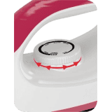 Havells Czar Dry Iron | 1000 W | Ruby And White