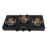 Faber Power Glass Cooktop | 3 Burner | 3BB BK