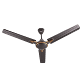 USHA Racer Chrome Ceiling Fan | 1200MM | Ultra High Speed 400RPM  | Rich Smoke Brown