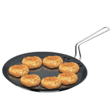 Hawkins Non Stick Flat Tawa | NFT30P | 30 cm | Plastic Handle