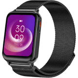 Fire Boltt King Bluetooth Calling Smartwatch | Stainless Steel |1.78'' | Amoled Display 100+ sports  | Black