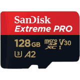 SanDisk Extreme Pro MicroSDHC Memory Card | 200 MB/s | 128 GB | Class 10