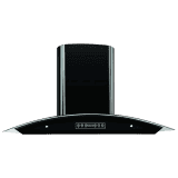 Pureflames  | Mark |  Electric Kitchen Chimney | 90 cm | Black