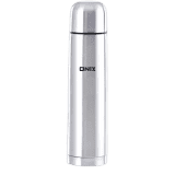 Onix Stainless Steel Vacuum Bullet Flask  | 750 ml | Silver Steel | OFK-750