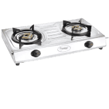 Prestige Prime Stainless Steel Manual Gas Stove | 2 Burner