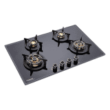 Hindware ADONIA 4B Built in Glass Glass Automatic Hob | 80CM | Flame Failure Device