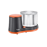 Prestige Wet Grinder | Coconut Scraper | Atta Kneader Attachments | 200 W | Black & Orange | PWG 07 41213
