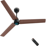 Atomberg Renesa Ceiling Fan | 1200 mm | 3 Blade | BLDC Ceiling Fan with Remote Control & LED Indicators | Matte Brown & Black