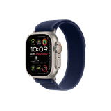 Apple Watch Ultra 2 | 49mm | M/L | Natural Titanium Case with Blue Trail Loop | Blue Strap | MX4L3HN/A