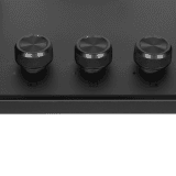 Faber Hob Della Series | 78 cm | 3 Burner | Black | DELLA HD 783 CI AI