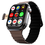 FIRE-BOLTT Dream Wi-Fi+4G SIM Android OS Wristphone | 51.3mm HD Display | In-built GPS | Irish Glam Strap