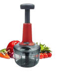 Blueberrys 650ml Food Chopper Manual Hand-Press Vegetable Chopper