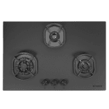 Faber Hob Della Series | 78 cm | 3 Burner | Black | DELLA HD 783 CI AI