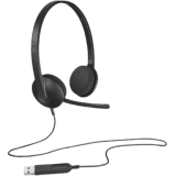 Logitech USB Headset | Wired Headset On the Ear | Black |  H340