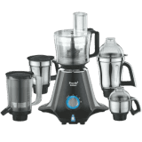 Preethi Zodiac  Juicer Mixer Grinder | 750 W | 5 Jars | Black Light Grey | MG-218