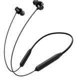 OnePlus Bullets Wireless Z2 ANC Earphones | 45dB Hybrid | ANC Bluetooth Headset | Boomin Black