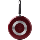 Blueberry’s Premium Nonstick Kadai Tawa Fry Pan Combo | Kitchen Cookware Set Combo with Glass Lid | Red