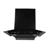 hindware Chromia 90cm | 1200m3 hr  | Ducted Auto Clean Wall Mounted Chimney Touch Control | Black