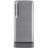 LG Direct Cool Single Door Refrigerator | 201 L | 5 Star | Shiny Steel | GL-D211HPZZ