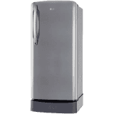 LG Direct Cool Single Door Refrigerator | 201 L | 5 Star | Shiny Steel | GL-D211HPZZ