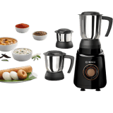 BOSCH TrueMixx Mixer Grinder | 3 Jars | Black & Steel | MGM4634BIN