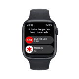 Apple Watch Series 8 Sports Band | 45 mm | Retina LTPO | OLED Display | Midnight Aluminum