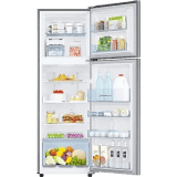 SAMSUNG 301 L Frost Free Double Door 3 Star Convertible Refrigerator | RT34C4523S8/HL | Elegant Inox