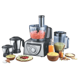 USHA Food Processor | 1000 W | Black, Silver | FP 3810