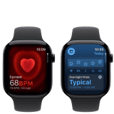 Apple Watch Series 10 | GPS | Cellular | 46mm | M/L | Jet Black Aluminium with Black Sport Band | Jet Black Strap