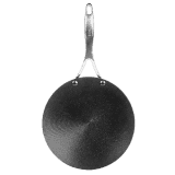 MEYER |  Circulon Hard |  26 cm | Anodised Non Stick Aluminium Roti Tawa with Stainless Steel Handle | Black