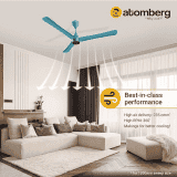 atomberg Renesa+ 1200mm | BLDC | Remote | 5 star | LED |  Aegean Blue
