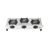 BAJAJ CX9 Stainless Steel Manual Gas Stove | 3 Burners