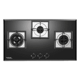 Hindware Aster 3B Glass Automatic Hob | 78 cm | 3 Burner