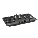Hindware Aster 3B Glass Automatic Hob | 78 cm | 3 Burner