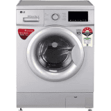 LG 7 kg Fully Automatic Front Load with In-built Heater | FHM1207ADL | Silver