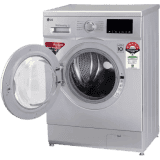 LG 7 kg Fully Automatic Front Load with In-built Heater | FHM1207ADL | Silver
