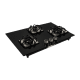 Faber Hobtop IMPERIA 783 BRB CI BK Glass Automatic Hob | 3 Burners