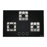 Faber Hobtop IMPERIA 783 BRB CI BK Glass Automatic Hob | 3 Burners