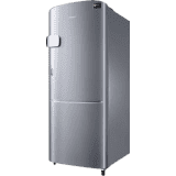 SAMSUNG 192 L Direct Cool Single Door 3 Star Refrigerator | RR20R1Y2YS8/HL | Elegant Inox